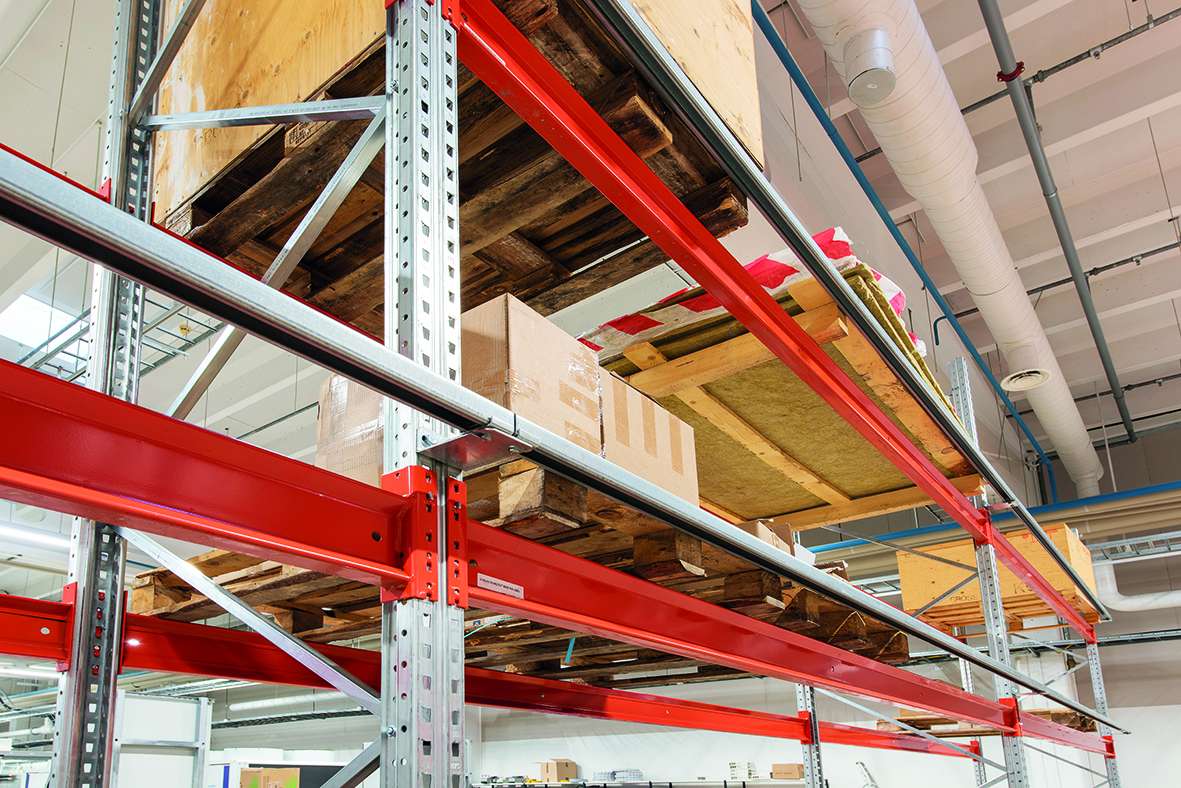 Pallet racking back stops Business Blurb used pallet racks vs new when to buy refurbished and how to inspect for quality